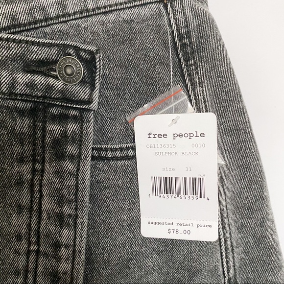 Free People | Parker Wrap Denim Mini Skirt - Picture 9 of 11